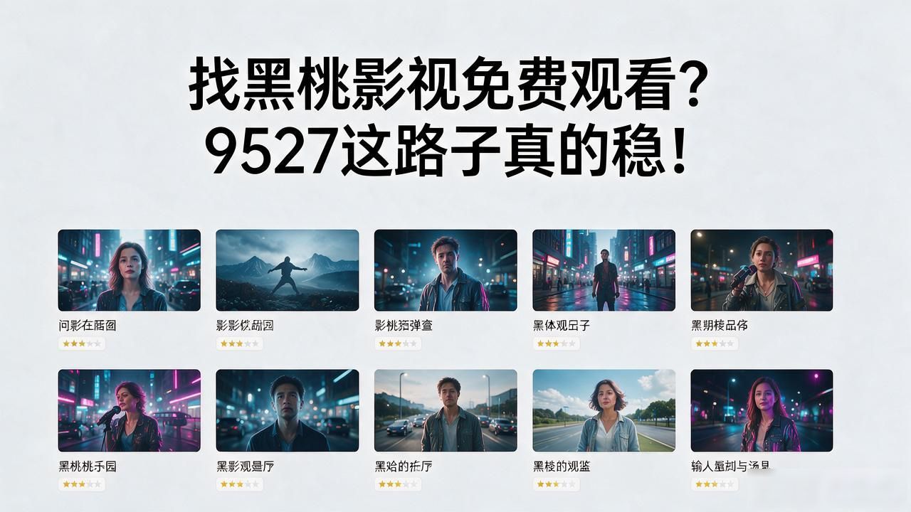 找黑桃影视免费观看？9527这路子真的稳！